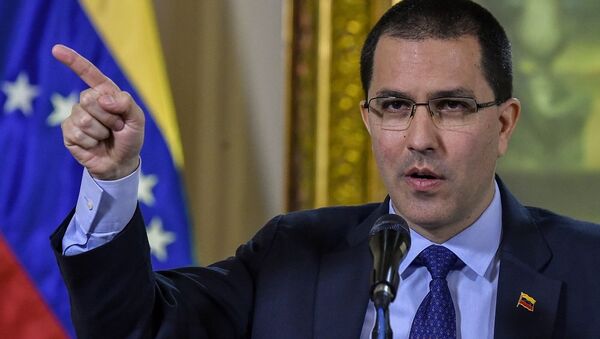 委內瑞拉外交部長豪爾赫∙阿雷亞薩（Jorge Arreaza） - 俄羅斯衛星通訊社