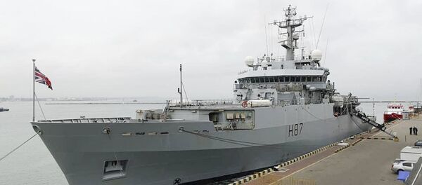 英國軍艦進入敖德薩港口 - 俄羅斯衛星通訊社