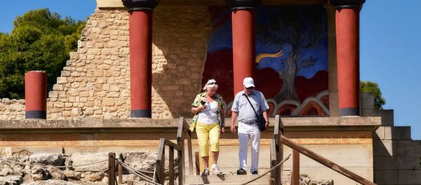 Развалины Кносского дворца царя Миноса - 俄罗斯卫星通讯社