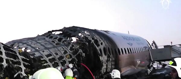 Катастрофа SSJ-100 в аэропорту Шереметьево - 俄罗斯卫星通讯社