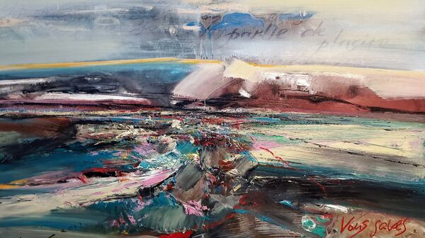 为纪念俄中建交70周年俄中画家画展在莫斯科开幕 - 俄罗斯卫星通讯社