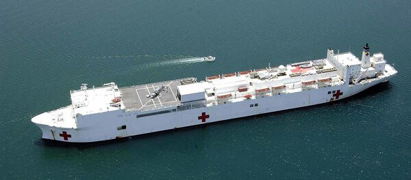 ‘安慰‘号（USNS Comfort）医疗船 - 俄罗斯卫星通讯社