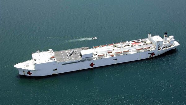 ‘安慰‘号（USNS Comfort）医疗船 - 俄罗斯卫星通讯社