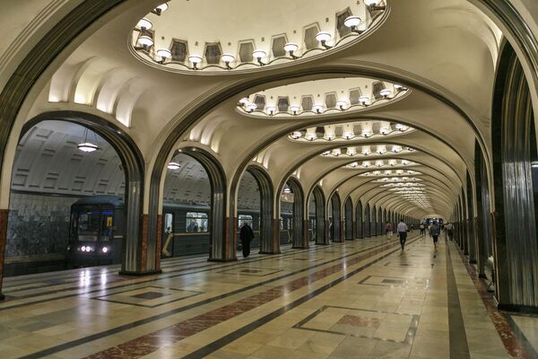 马雅科夫斯斯基地铁站。 - 俄罗斯卫星通讯社