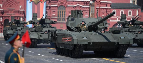 Парад Танк Т-14 армата - 俄羅斯衛星通訊社