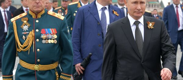 普京評沒有戰機的勝利日閱兵 普京評沒有戰機的勝利日閱兵 - 俄羅斯衛星通訊社