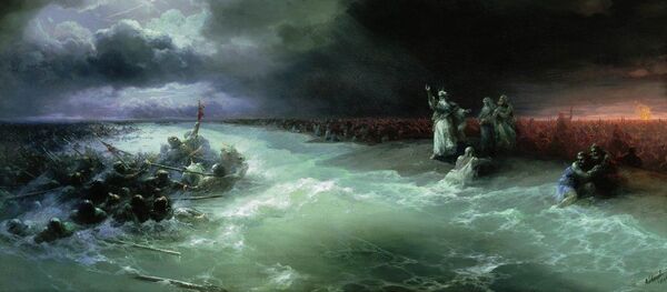 124年前沈船上發現艾瓦佐夫斯基油畫 - 俄羅斯衛星通訊社