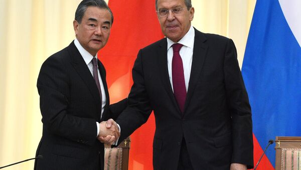 中國外長王毅和俄羅斯外長拉夫羅夫 - 俄羅斯衛星通訊社