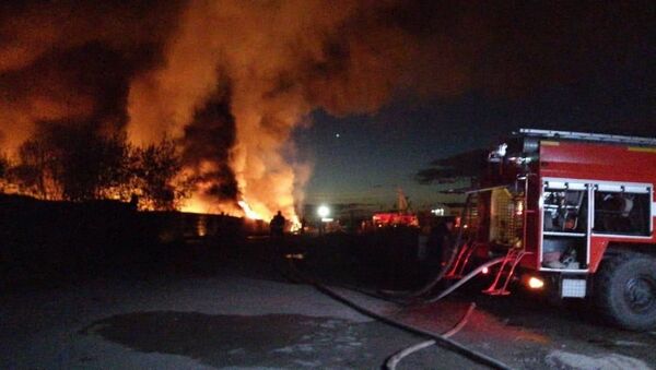 緊急情況部：列寧格勒州燃滑油倉庫大火已被控制 - 俄羅斯衛星通訊社