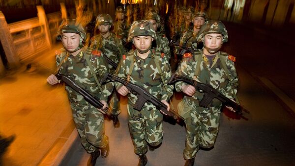 Chinese People's Armed Police officers - 俄罗斯卫星通讯社
