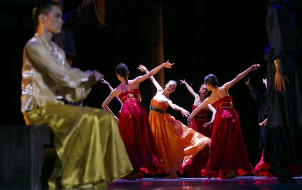 上海芭蕾舞团的彩排 - 俄罗斯卫星通讯社