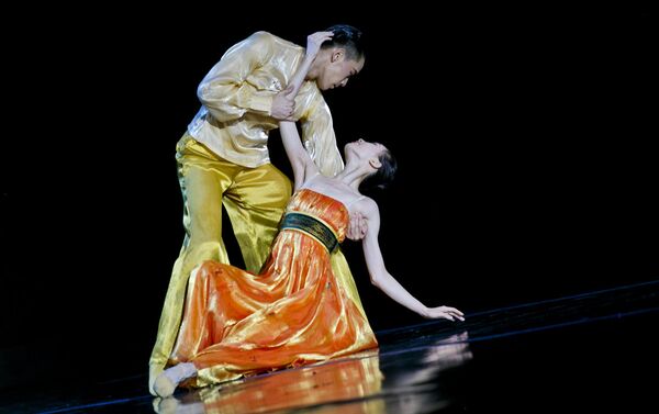 上海芭蕾舞团的彩排 - 俄罗斯卫星通讯社