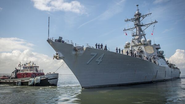 Корабль ВМС США USS McFaul - 俄罗斯卫星通讯社