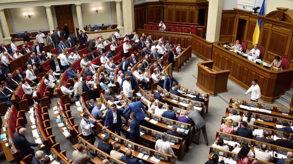 Заседание Верховной рады Украины - 俄罗斯卫星通讯社
