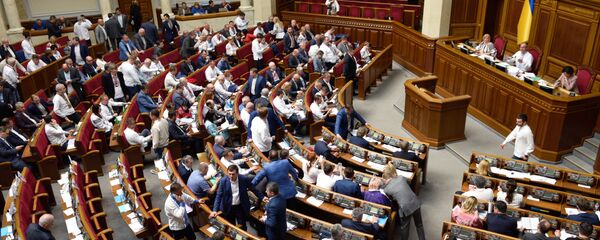 Заседание Верховной рады Украины - 俄羅斯衛星通訊社