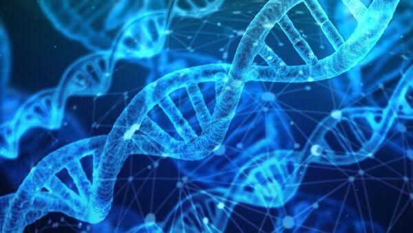 Художественное изображение молекул ДНК - 俄罗斯卫星通讯社