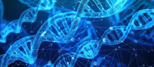 Художественное изображение молекул ДНК Художественное изображение молекул ДНК - 俄罗斯卫星通讯社