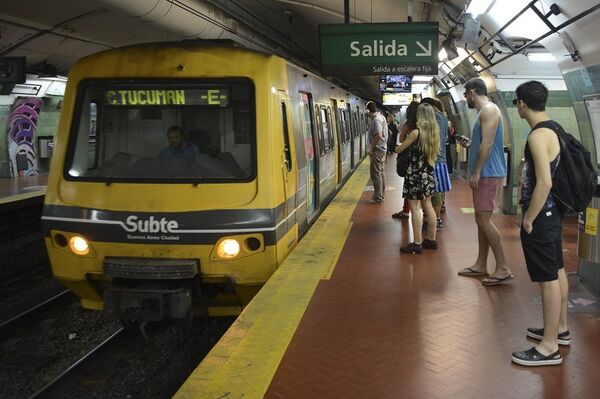阿根廷布宜诺斯艾利斯地铁 阿根廷布宜诺斯艾利斯地铁 - 俄罗斯卫星通讯社