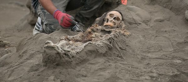 在秘鲁发现了“四条腿”的古人墓冢 在秘鲁发现了“四条腿”的古人墓冢 - 俄罗斯卫星通讯社