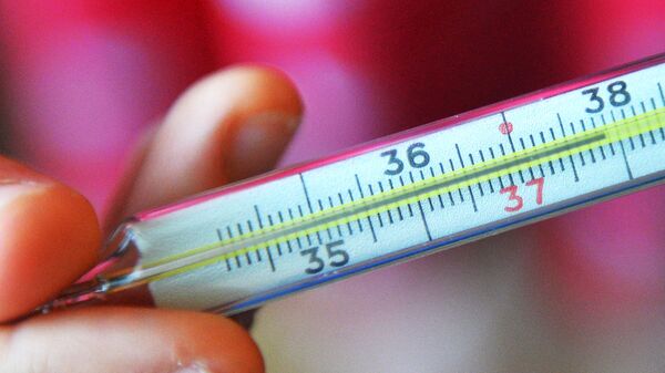 Ртутный градусник для измерения температуры - 俄罗斯卫星通讯社