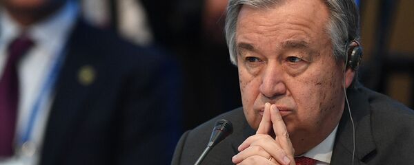 Генеральный секретарь ООН Антониу Гутерриш Генеральный секретарь ООН Антониу Гутерриш - 俄罗斯卫星通讯社