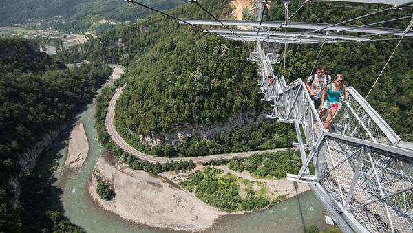 俄罗斯索契的悬索桥“天空之桥” - 俄罗斯卫星通讯社