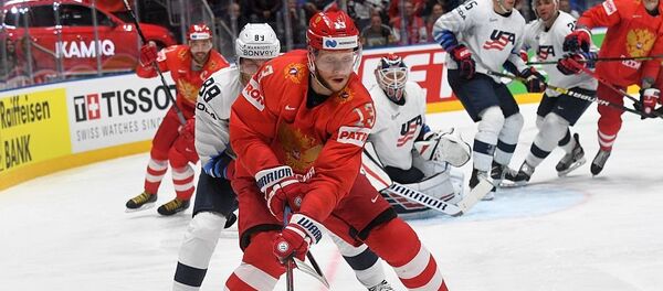 俄羅斯冰隊球在四分之一決賽中戰勝美國隊 - 俄羅斯衛星通訊社