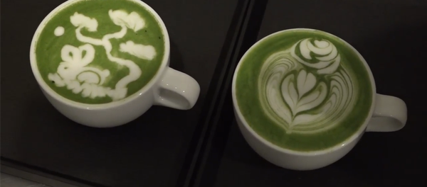 世界首次抹茶拿铁拉花比赛 - 俄罗斯卫星通讯社