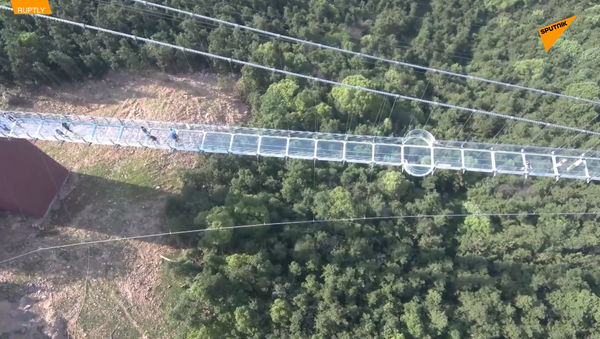 世界最長玻璃橋亮相江蘇華西 - 俄羅斯衛星通訊社