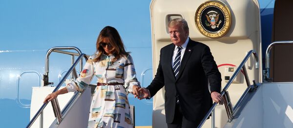 美國總統特朗普抵達日本 - 俄羅斯衛星通訊社