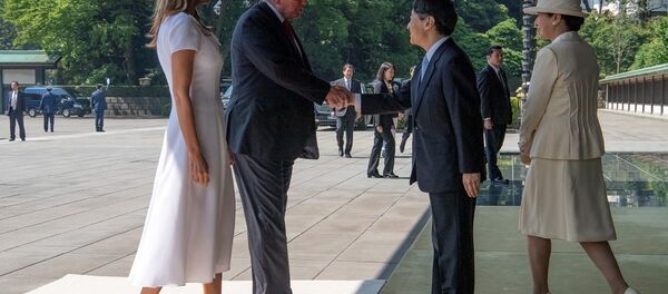 特朗普成為日本新天皇接待的首位外國領導人 - 俄羅斯衛星通訊社