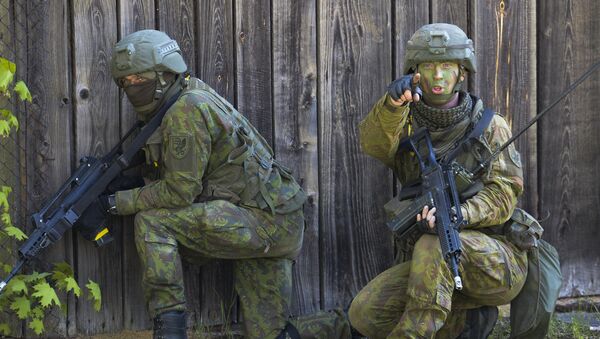 Военные учения НАТО Spring storm в Эстонии - 俄罗斯卫星通讯社