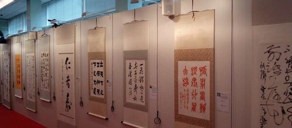 俄中书法作品展在俄国家杜马拉开序幕 - 俄罗斯卫星通讯社