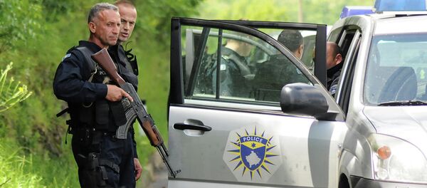 科索沃警察部队在梅托希亚(2019年5月28日) 科索沃警察部队在梅托希亚(2019年5月28日) - 俄罗斯卫星通讯社