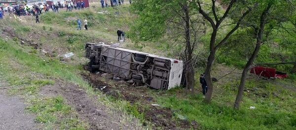 俄滨海边疆区逮捕大巴翻车事故涉事司机 - 俄罗斯卫星通讯社