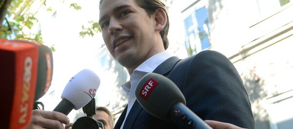 库尔茨希望通过提前选举再次就任奥地利总理 - 俄罗斯卫星通讯社