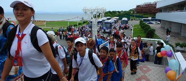 又一批中国学生来到‘海洋’疗养院 - 俄罗斯卫星通讯社