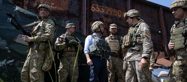 顿涅茨克人民共和国称泽连斯基访问后乌增加了安全部队攻击次数 - 俄罗斯卫星通讯社