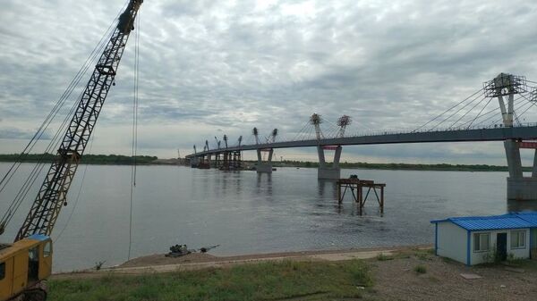 中俄黑河—布拉戈维申斯克黑龙江（阿穆尔河）大桥 - 俄罗斯卫星通讯社