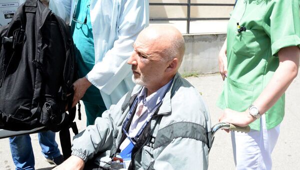 Раненный в Косово сотрудник миссии ООН россиянин Михаил Краснощеков - 俄罗斯卫星通讯社