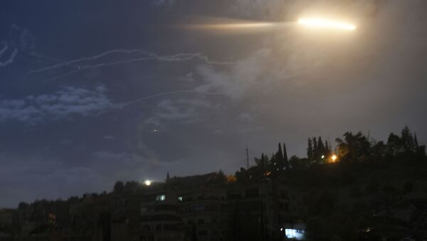 Ракетный удар Израиля по Сирии - 俄羅斯衛星通訊社