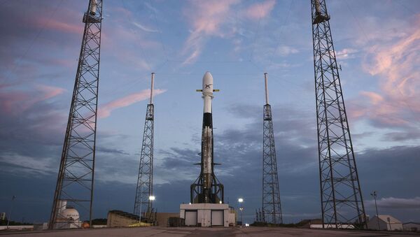 Ракета-носитель Falcon-9 компании SpaceX со спутником Starlink - 俄羅斯衛星通訊社