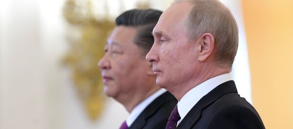 Мероприятия с участием президента РФ В. Путина в рамках государственного визита в РФ председателя КНР Си Цзиньпина - 俄罗斯卫星通讯社
