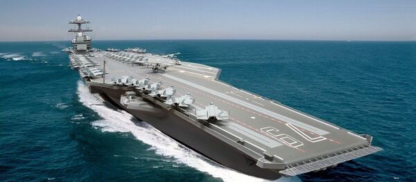 媒体：美国最新航空母舰与F-35战斗机不相容 - 俄罗斯卫星通讯社