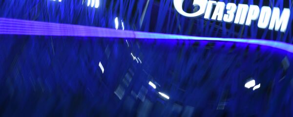 Стенд компании Газпром на Петербургском международном экономическом форуме 2019 (ПМЭФ-2019). - 俄罗斯卫星通讯社