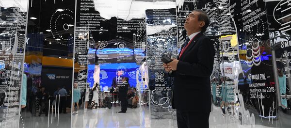 Участник Петербургского международного экономического форума 2019 (ПМЭФ-2019). - 俄罗斯卫星通讯社