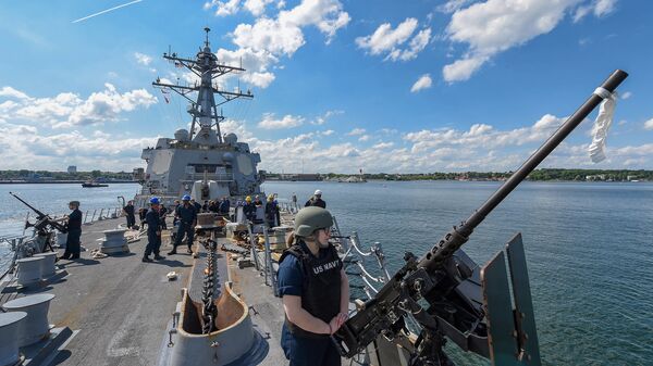 Военные НАТО на миноносце USS Gravely во время учений Baltops 2019 в Балтийском море - 俄羅斯衛星通訊社