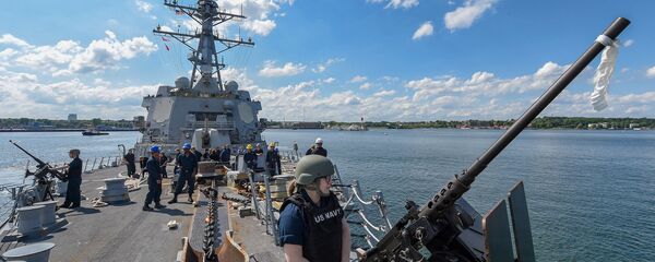 Военные НАТО на миноносце USS Gravely во время учений Baltops 2019 в Балтийском море Военные НАТО на миноносце USS Gravely во время учений Baltops 2019 в Балтийском море - 俄罗斯卫星通讯社