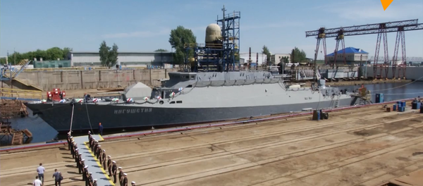 俄罗斯“印古什”号小型导弹舰下水 - 俄罗斯卫星通讯社