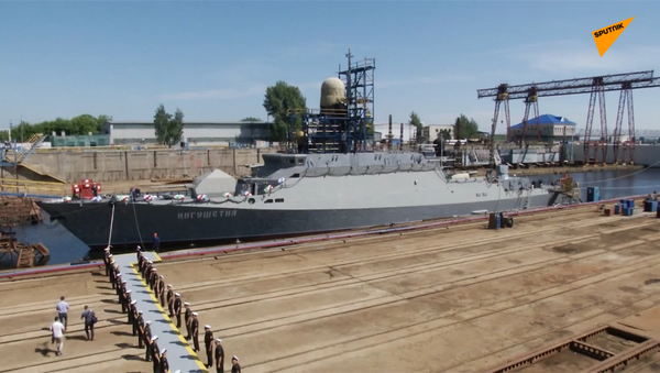 俄罗斯“印古什”号小型导弹舰下水 - 俄罗斯卫星通讯社